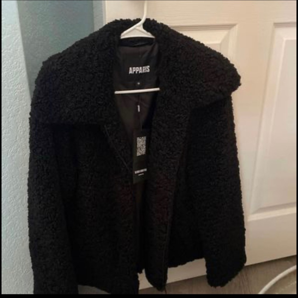 NWT Apparis Black Coat